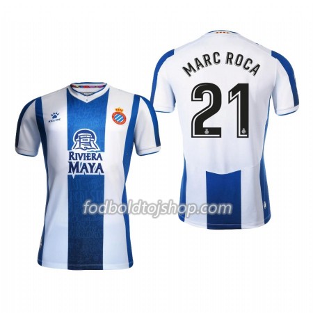 RCD Espanyol Marc Roca 21 Hjemmebanetrøje 2019-20 S/S